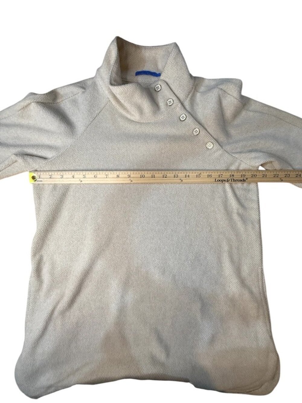 J. McLaughlin Marisa Fleece long sleeve size large - Picture 2 of 9